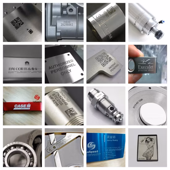 Mini máquina portátil de marcado láser de metal, placa de chapa de acero con logotipo de código de tubería de Metal de mano, 20W, 30W